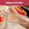 Kleen Chef Disposable Gloves, High Density Polyethylene, Powder-Free, S, 525 PK, Clear BL-KCFS-ES-HDPE-CLDG-01-S - alternate 8